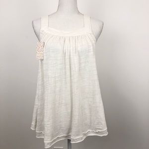 Free People Good For You White Tank OB889730
